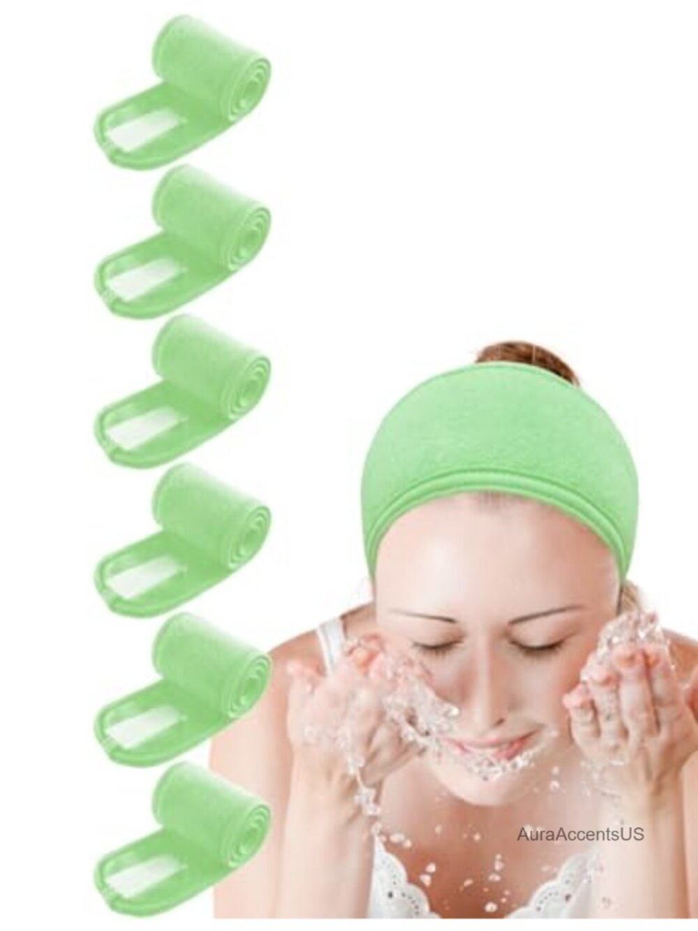 Spa Headband Hair Wrap Non-Slip Stretchable Nylon Makeup Face Wash Facial